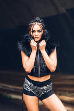 Load image into Gallery viewer, Nova Vest { Women&#39;s Crop Vest { Winter Vest [ Cotton Twill Vest { Fur Vest { Faux Fur Vest