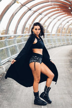 Load image into Gallery viewer, Nefertiti Kimono [ Zombie Nefertiti Kimono [ Black Kimono [ Modal Kimono [Long Kimono