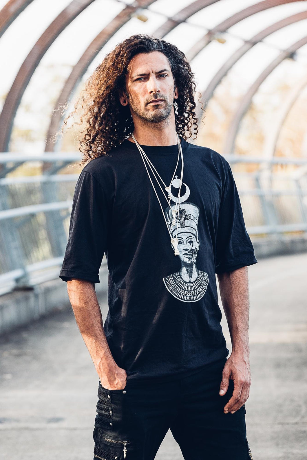 Zombie Nefertiti T Shirt [ Nefertiti Tee { Zombie Tee [ Mens Tee { Womens Oversized Tee { Unisex Tee