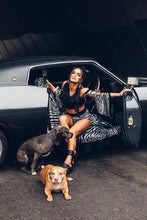 Load image into Gallery viewer, Lulu Kimono Sleeve Bullet Bra Crop Top [