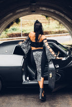 Load image into Gallery viewer, Adira Skirt { Organic Cotton Skirt [ Festival Skirt { Japanese Skirt { Pencil Skirt { Zebra Print Skirt