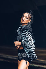 Load image into Gallery viewer, Zebra Print Cotton Scarf [ Rayon Scarf [Animal Print Scarf