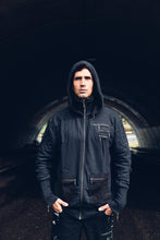 Load image into Gallery viewer, Silas Mens Hoody [ Black Mens Hoody { Gothic Hoody { Industrial Hoody [