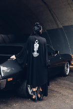 Load image into Gallery viewer, Nefertiti Kimono [ Zombie Nefertiti Kimono [ Black Kimono [ Modal Kimono [Long Kimono