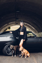 Load image into Gallery viewer, Nefertiti Kimono [ Zombie Nefertiti Kimono [ Black Kimono [ Modal Kimono [Long Kimono