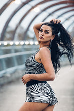 Load image into Gallery viewer, Mona Shorts [ Zebra Print Shorts [ MIni Shorts [