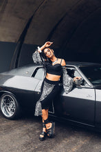 Load image into Gallery viewer, Adira Skirt { Organic Cotton Skirt [ Festival Skirt { Japanese Skirt { Pencil Skirt { Zebra Print Skirt