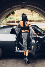 Load image into Gallery viewer, Adira Skirt { Organic Cotton Skirt [ Festival Skirt { Japanese Skirt { Pencil Skirt { Zebra Print Skirt