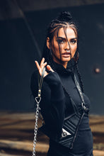 Load image into Gallery viewer, Pyramid Womens Leather Bag [ Leather and Black Onyx Bag { Crossbody Bag