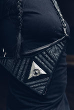 Load image into Gallery viewer, Pyramid Womens Leather Bag [ Leather and Black Onyx Bag { Crossbody Bag