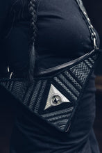 Load image into Gallery viewer, Pyramid Womens Leather Bag [ Leather and Black Onyx Bag { Crossbody Bag