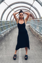 Load image into Gallery viewer, Zahara Flow Dress { Black Dress { Flowy Dress [ Modal Dress