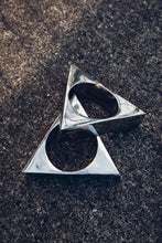Load image into Gallery viewer, Pyramid Bangle [ Silver Bangle { Chunky Bangle { Silver Chunky Bangle