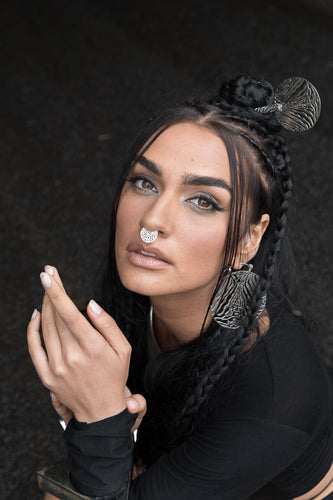 Zebra Hair Pin [Silver Hair Pin [