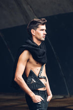 Load image into Gallery viewer, Pyramid Mens Leather Bag [ Holster {