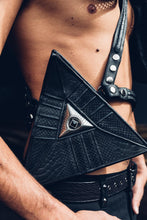 Load image into Gallery viewer, Pyramid Mens Leather Bag [ Holster {