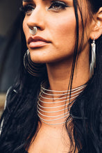 Load image into Gallery viewer, Kronos Silver Choker [ Silver choker [ Silver Necklace