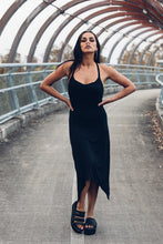 Load image into Gallery viewer, Zahara Flow Dress { Black Dress { Flowy Dress [ Modal Dress