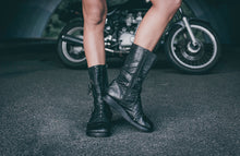 Load image into Gallery viewer, Punk Priestess Leather Boots