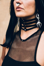 Load image into Gallery viewer, Trident Earring -Silver plated