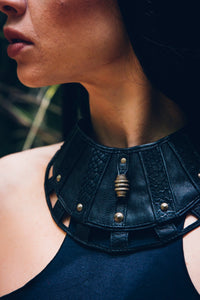Ebonee Leather Necklace